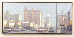 Mark Horton Mark Horton b 1953 Busy City Street at Mid Day 26 x 58  - 3933065