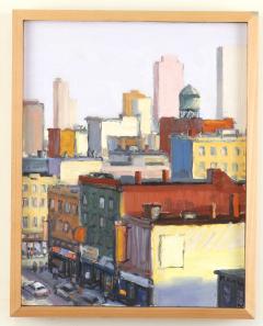 Mark Horton Mark Horton b 1953 Rooftop View II 14 x 11  - 3924096