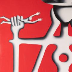 Mark Kostabi Structural Engineer Painting by Mark Kostabi acrylic on canvas - 2754645