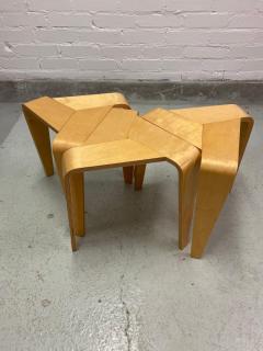 Marke Niskala Luostarinen Dismantable Birch Stool Oy Stockmann Ab 1950s - 4099680