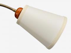 Marksl jd Floor Lamp Light Wood Metal Fabric Sweden 1990s - 4531420