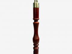 Marksl jd Floor Lamp Wood Metal Fabric Sweden 1970s - 4529470