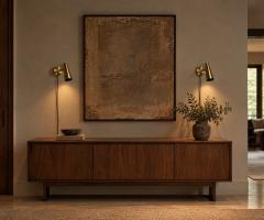 Marksl jd Swedish Modern Wall Lights Brass Sweden 21st c  - 4802749