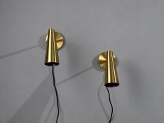 Marksl jd Swedish Modern Wall Lights Brass Sweden 21st c  - 4802753