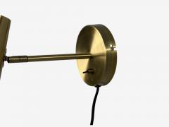 Marksl jd Swedish Modern Wall Lights Brass Sweden 21st c  - 4802757