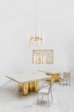 Markus Haase Markus Haase Bleached Ash and Onyx Chandelier USA 2017 - 4025996