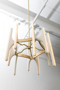 Markus Haase Markus Haase Bleached Ash and Onyx Chandelier USA 2017 - 4025998