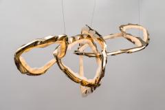 Markus Haase Markus Haase Bronze and Onyx Circlet Chandelier II DE 2024 - 4026239