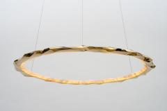 Markus Haase Markus Haase Bronze and Onyx Circlet Chandelier IV DE 2023 - 4026314