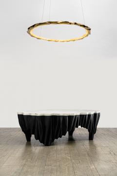 Markus Haase Markus Haase Bronze and Onyx Circlet Chandelier IV DE 2023 - 4026317