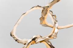 Markus Haase Markus Haase Bronze and Onyx Circlet Chandelier USA 2018 - 4025964