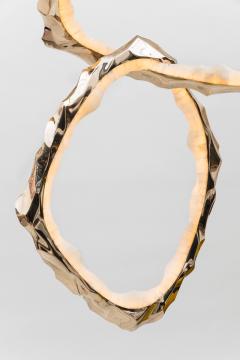 Markus Haase Markus Haase Bronze and Onyx Circlet Chandelier USA 2018 - 4025968