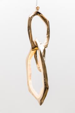 Markus Haase Markus Haase Bronze and Onyx Circlet Pendant I USA 2022 - 4026353