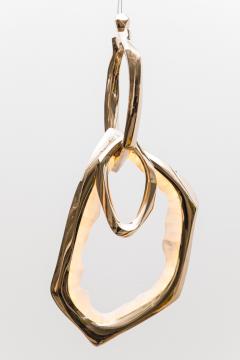 Markus Haase Markus Haase Bronze and Onyx Circlet Pendant I USA 2022 - 4026360