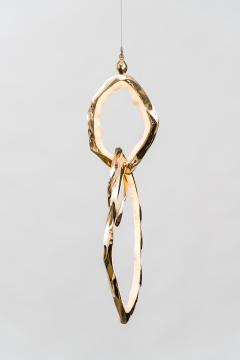 Markus Haase Markus Haase Bronze and Onyx Circlet Pendant II USA 2022 - 4026212