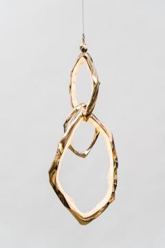 Markus Haase Markus Haase Bronze and Onyx Circlet Pendant II USA 2022 - 4026215