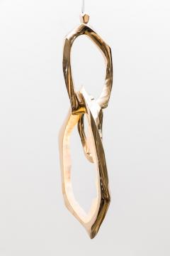 Markus Haase Markus Haase Bronze and Onyx Circlet Pendant USA 2019 - 938829