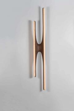 Markus Haase Markus Haase Carved Wood and Onyx Sculptural Sconce USA 2016 - 4025912