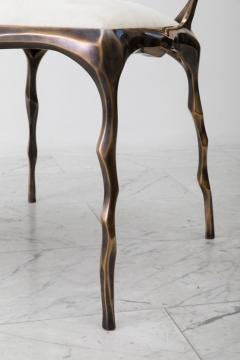 Markus Haase Markus Haase Faceted Bronze Patina Dining Chair USA 2018 - 4026003