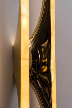 Markus Haase Markus Haase Sculptural Sconce in Polished Bronze and Onyx DE 2023 - 4025983