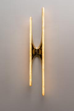 Markus Haase Markus Haase Sculptural Sconce in Polished Bronze and Onyx DE 2023 - 4025985