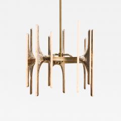 Markus Haase Markus Haase Wormed Bronze 5 arm Chandelier DE 2020 - 4043341