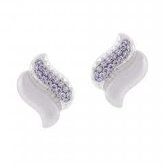 Marlene Stowe Marlene Stowe Double Wave Diamond Earrings - 1012579