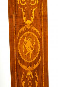 Marquetry Wood Tall Case Clock - 1125411