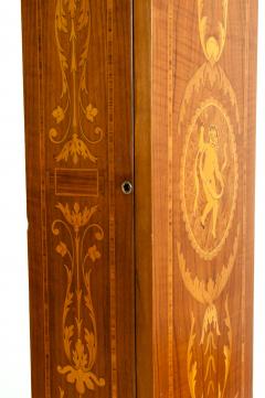 Marquetry Wood Tall Case Clock - 1125416