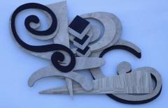 Marquis Collection of Beverly Hills Marquis Collection Of Beverly Hills Tessellated Stone Large Wall Sculpture - 3031245