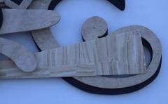 Marquis Collection of Beverly Hills Marquis Collection Of Beverly Hills Tessellated Stone Large Wall Sculpture - 3031255
