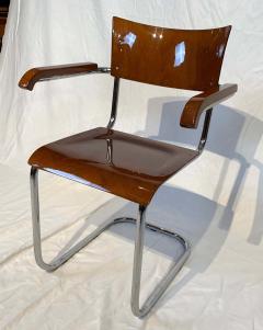 Mart Stam Bauhaus Cantilever Steeltube Armchair S43F by Mart Stam Czechia 1930s - 1935549