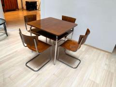 Mart Stam Bauhaus Seating Group by Mart Stam Steeltubes and Wood German Czech circa 1930 - 2642857