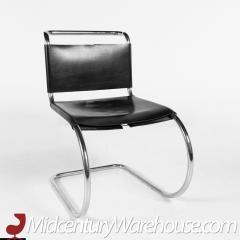 Mart Stam for Fasem Model S33 Mid Century Leather and Chrome Cantilever Chairs - 2575391
