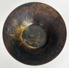 Martha Sturdy Vintage Martha Sturdy Blackened Gilt Bronze Patinated Bowl Signed - 4097043