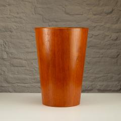 Martin Aberg Teak Waste Paper Basket by Martin berg for Servex Sweden 1960s - 3384272