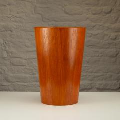 Martin Aberg Teak Waste Paper Basket by Martin berg for Servex Sweden 1960s - 3384273