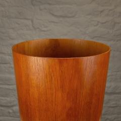 Martin Aberg Teak Waste Paper Basket by Martin berg for Servex Sweden 1960s - 3384275