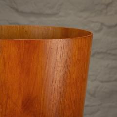 Martin Aberg Teak Waste Paper Basket by Martin berg for Servex Sweden 1960s - 3384278