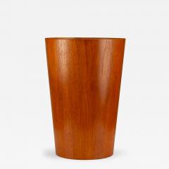 Martin Aberg Teak Waste Paper Basket by Martin berg for Servex Sweden 1960s - 3384634