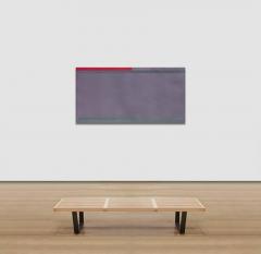 Martin Canin Untitled Historic Purple Color Field Oil Painting 1974 - 3816291