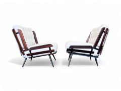 Martin Eisler Armchairs in Rosewood Boucle by Martin Eisler for Forma 1950s Lot 238 239 - 4021242