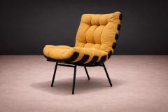 Martin Eisler Costella Armchair in Hardwood Chenille Martin Eisler 1950s - 4546686
