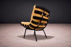 Martin Eisler Costella Armchair in Hardwood Chenille Martin Eisler 1950s - 4546689