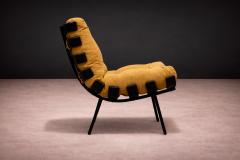 Martin Eisler Costella Armchair in Hardwood Chenille Martin Eisler 1950s - 4546691