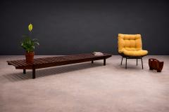 Martin Eisler Costella Armchair in Hardwood Chenille Martin Eisler 1950s - 4546692