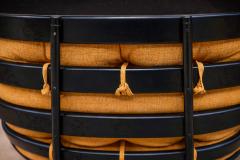 Martin Eisler Costella Armchair in Hardwood Chenille Martin Eisler 1950s - 4546694