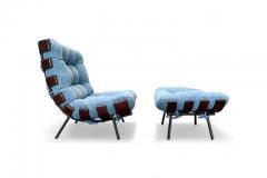Martin Eisler Mid Century Modern Costela Armchair with Ottoman by Martin Eisler 1954 - 3862796