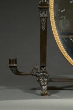 Martin Guillaume Biennais A Gilt and Patinated Bronze Psyche de Table Attributed to Martin Biennais - 4518334