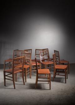 Martin Nyrop Set of 12 Martin Nyrop dining chairs - 3156159